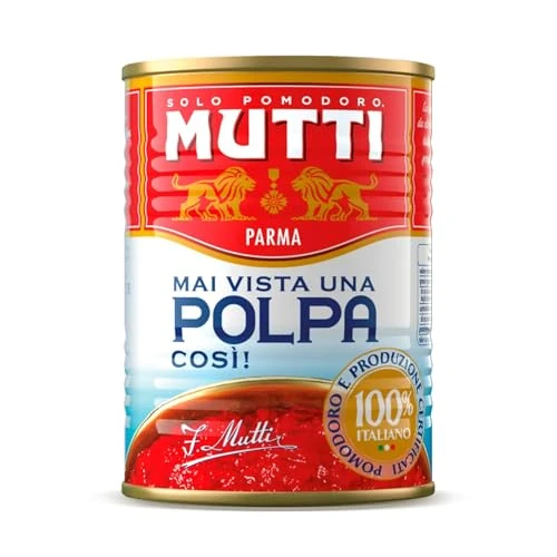 Offerta a tempo: MUTTI - Polpa di Pomodro, 400g, Confezione da 6 unità - 50% da 7.69 € a 3.87 €