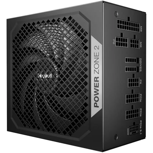 Offerta a tempo: be quiet! Power Zone 2 850W Alimentatore, Certificazione 80 Plus Platinum e Cybenetics Platinum, Raffreddamento semi-passivo, Ventola Pure Wings 3 da 140mm, angolato a 90° 12V-2x6, PCIe 5.1/ATX 3.1 - 13% da 132.77 € a 114.90 €