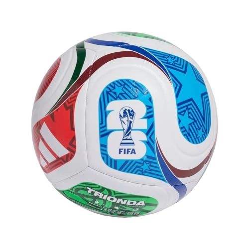 Offerta a tempo: adidas FIFA World Cup 26 Trionda - Pallina da allenamento unisex per adulti, colore: bianco Taglia 4 - 4% da 35.54 € a 34.15 €