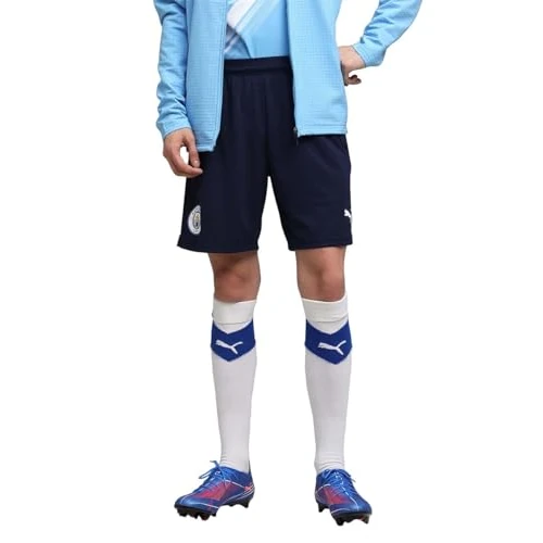 PUMA Manchester City FC Men's Training Shorts with Pockets 25/26, Blue (Deep Navy), l