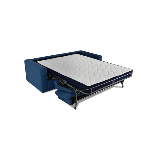 Nuvole di Sonno - Materac Giove na sofę z klapką z pianki wodnej H 14, ergonomiczny, pokrowiec antyalergiczny, wyprodukowany we Włoszech (H 14, 140 x 190)