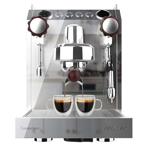 Tijdelijke aanbieding: Cecotec Barista Baristeo Classic Professionele espressomachine. Voorbrouwen voor de beste extractie, afneembare tank 2,5 l, Italiaanse pomp 15 bar, PID-bediening, roestvrijstalen ketel, 1 l van 699.00 EUR naar 699.00 EUR (korting 0%)
