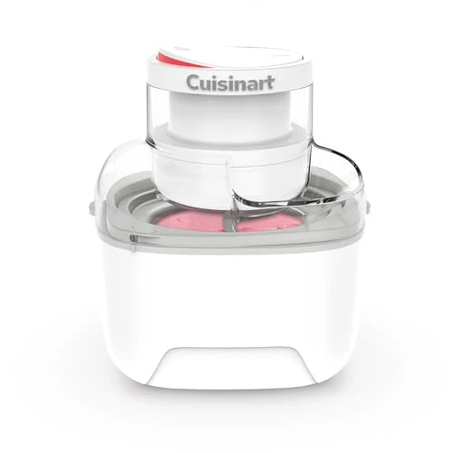 Offerta a tempo: Cuisinart Solo Scoops Gelatiera | Macchina per Gelato Fatta in Casa in 25 minuti | Sorbettiera | Macchina per Yogurt Gelato| Compatto, salvaspazio | Vaschetta di pre-congelamento 475ml (Nuovo) - 38% da 49.90 € a 31.06 €
