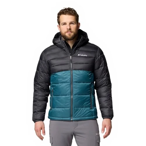 Columbia Buck Butte 2 Veste à capuche isolante pour homme, bleu Everblue, requin, taille S