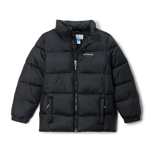 Columbia Manteau Puffect II, isolation Thermaator, protège-menton, poches sécurisées, poignets extensibles - Jeunes garçons