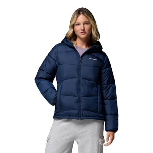 Limited-time offer: Columbia Women's Fivemile Butte Hooded Jacket, Hooded Puffer Jacket, Collegiate Navy, Small from 135.00 GBP to 106.99 GBP (save 21%)