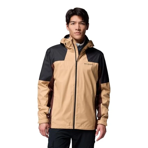 Limited-time offer: Columbia Men's Inner Limits 3 Jacket, Waterproof Rain Jacket, Canoe/Black/Tobacco, Large from 219.00 £ to 32.83 £ (save 85.01%)