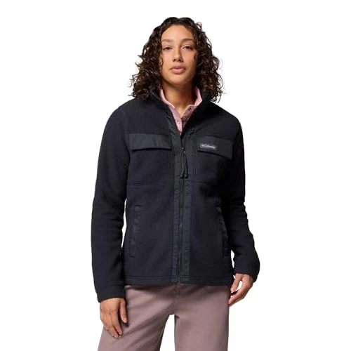 Offre limitee: Columbia Molleton Juniper Peak Full Zip, couche extérieure en polypolaire, matériaux écologiques, ajustement personnalisable, rangement pratique, poignets extensibles - Femmes de 100.00 EUR a 100.00 EUR (economie 0%)