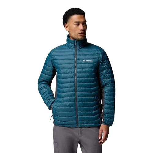 Limited-time offer: Columbia Men's Powder Pass Hybrid Jacket, Puffer Jacket, Everblue/Shark, Medium from 80.49 GBP to 60.00 GBP (save 25%)