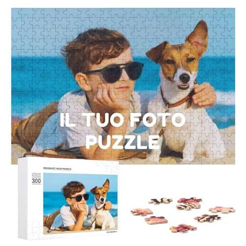 Oferta limitada: Puzzle Personalizado con Foto, Rompecabezas de Madera 300/500/1000 Piezas, Regalos Personalizados para San Valentin y Aniversario para Hombre y Mujer de 19.99 EUR a 19.99 EUR (ahorro 0%)