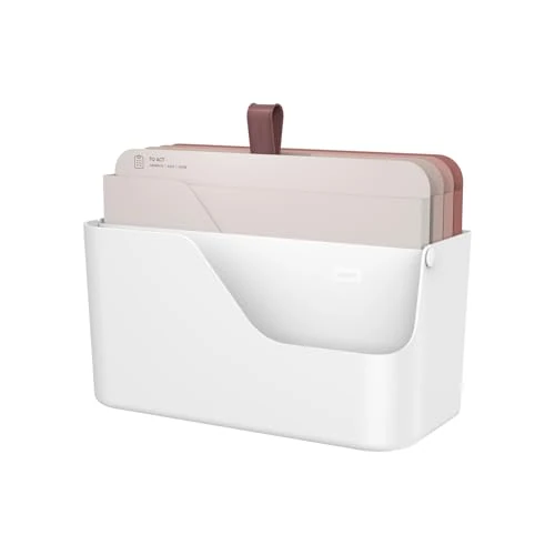 Offerta a tempo: Rotho MyPaper Inbox document organiser MY PAPER Plus, plastica (PP) senza BPA, bianco/rosso, (36,4 x 16,8 x 31,7 cm) - 48% da 42.99 € a 22.30 €
