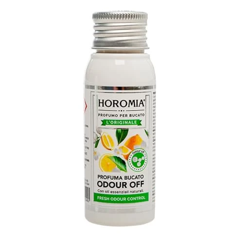 HOROMIA Profumo per Bucato Fresh Odour Control 50ml - Profuma Bucato per Lavatrice e Asciugatrice