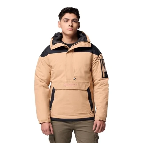 Offerta a tempo: Columbia Challenger II Insulated Pullover, Tessuto resistente, Cappuccio adattabile, Tasche di sicurezza, Vestibilità aderente, Idrorepellenza superiore - da uomo - 64% da 160.00 € a 57.58 €