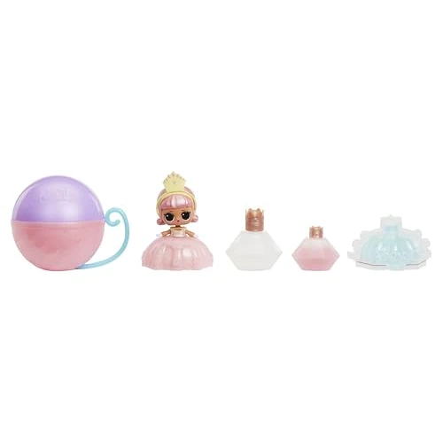 L.O.L. Surprise! Princess Tots - Include 1 Bambola, Confezione Cieca, 2 Colori per Creare un Abito da Principessa, Colleziona Tutte le 8 Bambole