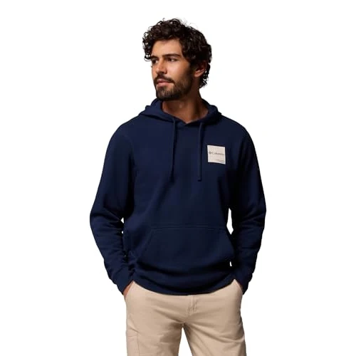 Oferta limitada: Columbia Columbia Trek Sudadera con Capucha, Polar Gráfico, Estiramiento Listo para Aventuras, Capucha Ajustable, Tejido de Punto Rico en Algodón, Bordes Acanalados, Bolsillo Canguro - Hombre de 60.00 € a 36.00 € (ahorro 40%)