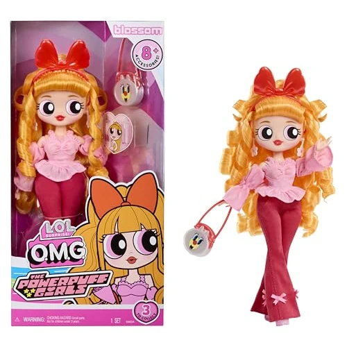 Offerta a tempo: L.O.L. Surprise! OMG The Powerpuff Girls Doll - Superchicche - Blossom - Include 1 Bambola Fashion, con Outfit e Accessori, Collezionale tutte e 3 - 40% da 27.99 € a 16.74 €