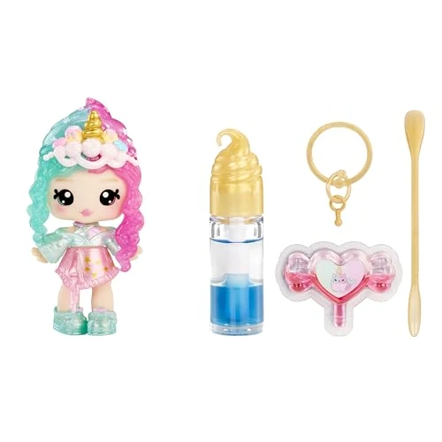 Offerta a tempo: Yummiland Lip Gloss Doll: Mystery Color Change - Phoebe Frappe: Include 1 Bambola, Lucidalabbra Fai da Te + Portachiavi Rimovibile, Gioco cosmetico. Collezionabile. età 4+ - 43% da 17.99 € a 10.27 €