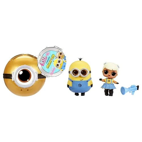 Limited-time offer: L.O.L. Surprise Loves Minions Tots - Includes 1 Doll, Comes with Fashions and Accessories, Minion-Inspired Ball, Blind Packaging, Collect All 6 Dolls from 10.99 £ to 8.99 £ (save 18%)
