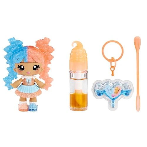 Limited offer: Yummiland Lip Gloss Doll: Mystery Color Change - Gwen Gummybear Includes DIY Lip Gloss + Removable Keychain, Cosmetic Play, Collectible, Ages 4+ from 11.94 EUR to 10.27 EUR (save 14%)