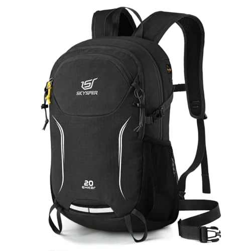 Limited-time offer: SKYSPER Recycled Hiking Backpack 20L Lightweight Travel Rucksack Breathable Walking Daypack for Trekking Camping Daytrip from 19.99 GBP to 19.99 GBP (save 0%)