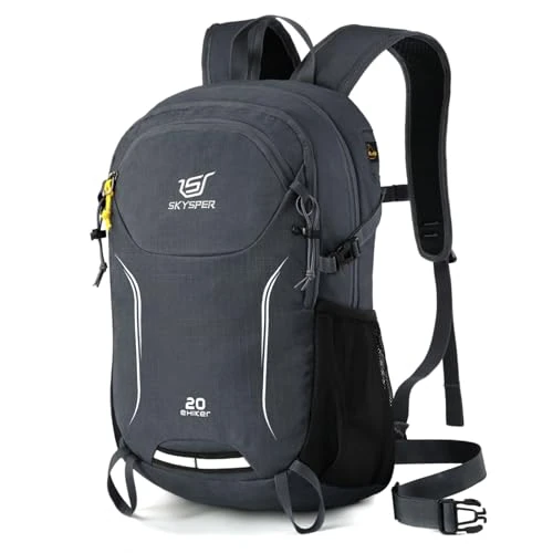 Offerta a tempo: SKYSPER Zaino Trekking 20L da Escursione Zaini Leggero per Uomo e Donna da Montagna Viaggio Comfort e Leggerezza - 30% da 19.99 € a 13.99 €