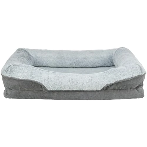 Offerta a tempo: TRIXIE Cuccia ortopedica per cani Vital Lino, 70,1 x 55,1 cm, colore grigio, con memory foam, per cani anziani, non danneggia le articolazioni, 374050 - 12% da 64.99 € a 57.19 €