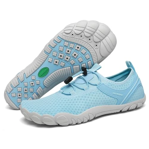 Offerta a tempo: SAGUARO Donna Uomo Scarpe da Scoglio Spiaggia Scarpette da Mare Antiscivolo Asciugatura Rapida Scarpette da Surf Gr.46 - 45% da 32.49 € a 17.99 €