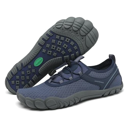 Oferta limitowana: SAGUARO Kobiety Mężczyźni Buty do wody Plaża Buty Plażowe Antypoślizgowe Szybkoschnące Buty Surfingowe Rozmiar 36-48, Niebieskie, 48 EU z 106.44 zł na 106.44 zł (oszczędź 0.00%)