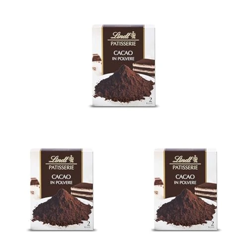Offerta a tempo: Lindt Cacao in polvere, Preparato per Dolci Cioccolato, Formato 125g (Confezione da 3) - 32% da 14.70 € a 9.99 €