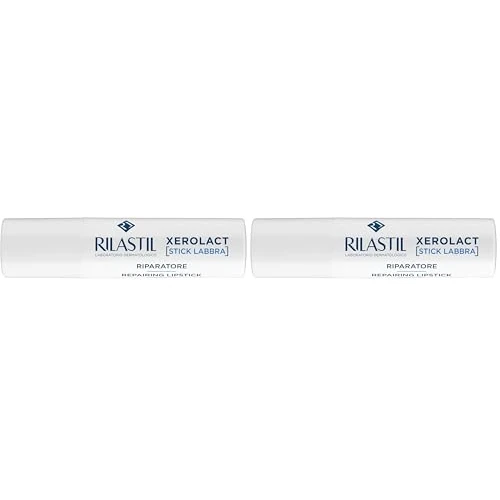 Offerta a tempo: Rilastil Xerolact Stick Labbra, Nutriente e Protettivo con Burro di Karité, Film Protettivo di Lunga Durata, Confezione da 8,8 ml - 16% da 8.16 € a 6.85 €