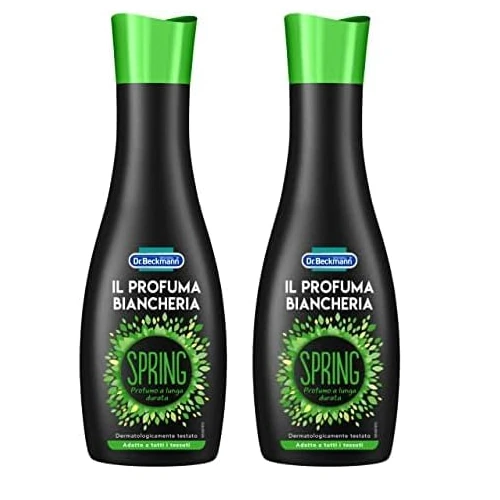 Offerta a tempo: Dr. Beckmann Il Profuma Biancheria Spring | Per un duraturo profumo di fresco | Senza ammorbidenti | Adatto per tutti i tessuti | 250 ml (Confezione da 2) - 35% da 11.98 € a 7.79 €