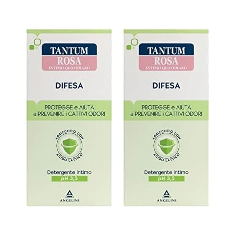 ANGELINI Tantum Rosa Difesa Detergente Intimo Ph 3.5-200 ml (Confezione da 2)