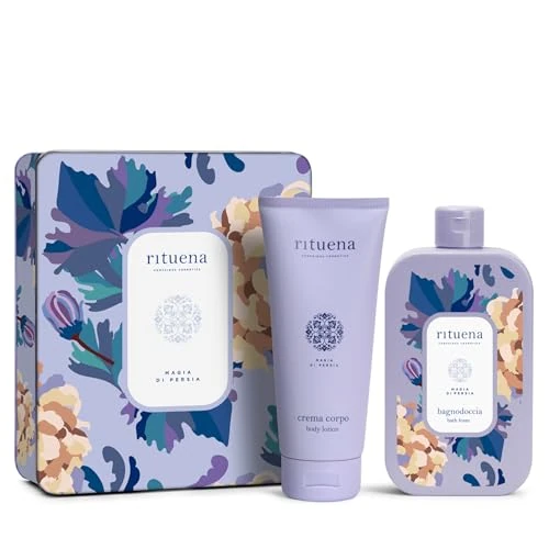 Oferta ograniczona: RITUENA | Magia Persji, pudełko upominkowe, żel pod prysznic 400 ml + krem do ciała 200 ml w eleganckim pudełku z cyny, aromatyczny i nawilżający z 100.95 EUR na 100.95 EUR (znizka 0%)