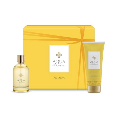 ACQUA DI SORRENTO | Partenope, Confezione Regalo, Profumo Donna da 100ml + Crema Corpo 200ml, Fragranza Fruttata, Floreale e Legnosa