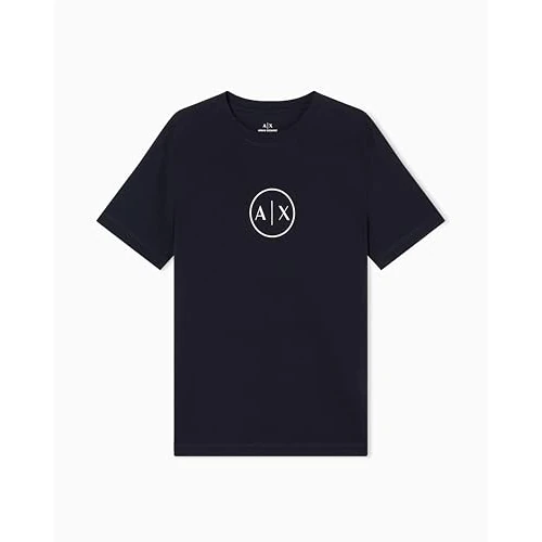Limited-time offer: Armani Exchange Men's Circle Logo Tee, Deep Navy, Small from $30.63 to $30.63 (save 0.00%)