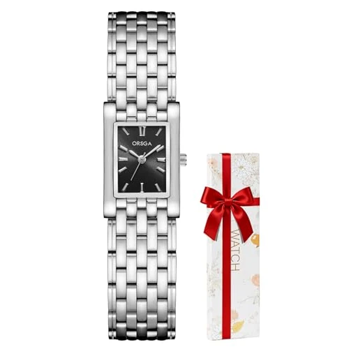 Offre limitee: CIVO Montre Femme Argent Acier: Étanche Élégant Petite Montres - Analogique Rectangulaire Montre Cadeau pour Dames Fille de 29.99 EUR a 29.99 EUR (economie 0%)