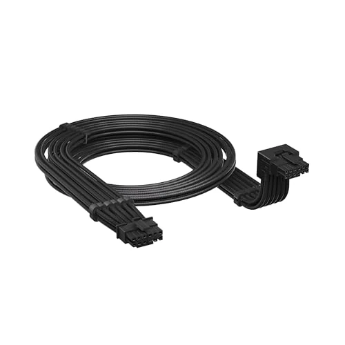 Offerta a tempo: Corsair 90° 12V-2x6 12VHPWR Cavo di Alimentazione della GPU – Per le Schede Grafiche NVIDIA GeForce RTX, Facile Collegamento, Ultra-Flessibile, Protezione Termica – Stile A - 8% da 11.90 € a 10.90 €