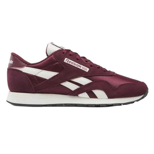 Limited-time offer: Reebok Men's Classic Nylon Sneaker, Black Cherry Black Cherry Chalk, 13 UK from 67.00 GBP to 67.00 GBP (save 0%)