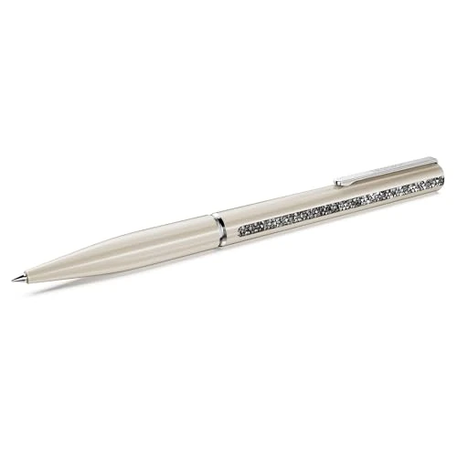 Offerta a tempo: Swarovski Penna a sfera Crystal Shimmer Glide, Beige, Laccato beige, cromatura - 41% da 49.00 € a 29.00 €