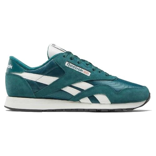 Reebok Classic Nylon, Scarpe da Ginnastica Uomo, Retro Teal/Retro Teal/Chalk, 34.5 EU