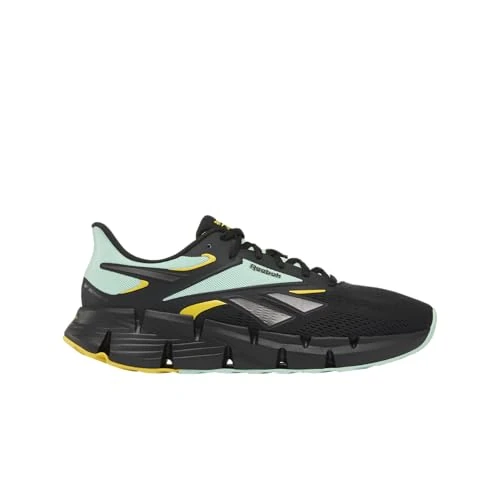 Offre limitée : Reebok Baskets Zig Dynamica 6 pour Homme, Core Black Glitch Aqua Golden Haze, 38.5 EU de 49.44 € à 54.82 € (-10.88% de remise)
