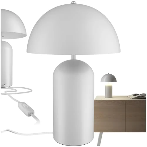 Offre limitee: TecTake® Lampe de table rétro style années 70 Lampe à poser salon Lampe de chevet champignon Lampe vintage Lampe design pour table de nuit, salon, chambre, bureau, dressing, entrée de 52.90 EUR a 52.90 EUR (economie 0%)