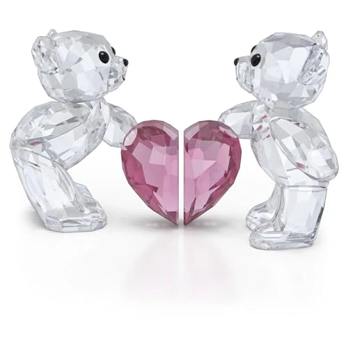 Offerta a tempo: Swarovski Orsetto Kris La Coppia Perfetta, Decorazione Personaggio Orsetto con 919 Sfaccettature di Cristalli Bianchi e Rosa, Oggetto da Collezionare, 4,3 x 3,6 x 6,6 cm - 35% da 159.00 € a 103.25 €