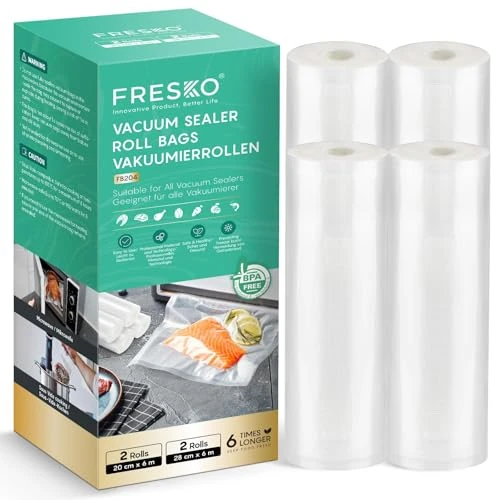 FRESKO Vacuum Rolls, 4 Rolls, 28 x 600 cm