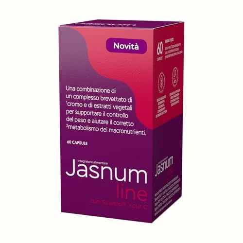 Offerta a tempo: Jasnum Line – Integratore Menopausa Linea Metabolismo Donna 50+ Naturale – Con Sinetrol®, Cromo ed Estratti Vegetali – Per Controllo dell’Appetito e del Peso – 60 Capsule - 52% da 31.00 € a 14.90 €
