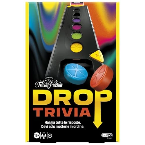 Offre limitée : Drop Trivia, Jeu de société électronique inspiré par Trivial Pursuit - Version Italienne de 31.43 EUR à 31.43 EUR (remise 0%)
