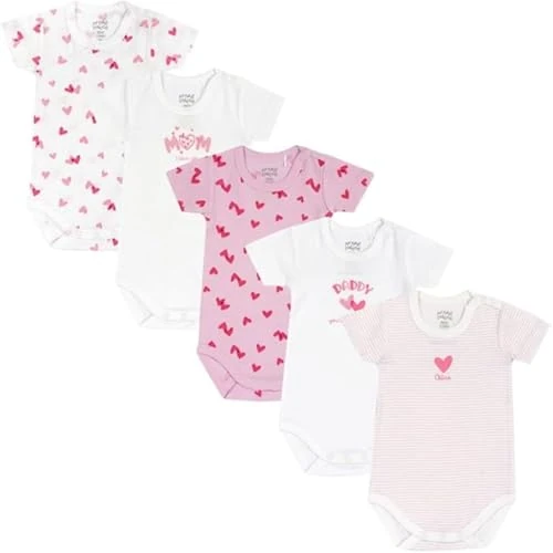 Limitiertes Angebot: Chicco, Body für Neugeborene, Set aus 5 Kurzarm-Bodys aus 100% Baumwolle, Baby Jungen und Mädchen 0-24 Monate, Designed in Italy von 29.99 EUR auf 25.49 EUR (Spare 15%)