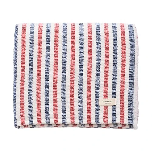 Offerta a tempo: El Ganso Coperta 140 x 190 cm, 16 percent poliammide, 84 percent acrilico, strisce - 49% da 88.90 € a 44.95 €