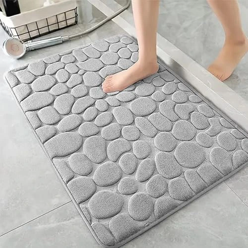 Limited-time offer: AMFUN Bath Mat 40 x 60 cm,Soft & Comfortable Bath Rug Foot Mat,Super Water Absorption,Non-Slip, Machine Washable Shower Mats for Home & Bathroom Floors from 5.99 GBP to 5.99 GBP (save 0%)