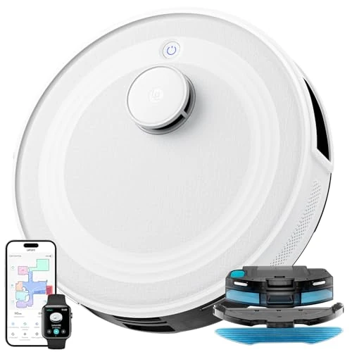 Offre limitee: Lefant M2 Robot Aspirateur Laveur avec Cartographie, Aspiration de 5500Pa, Navigation Laser, Technologie d'évitement PSD, Nettoyage Personnalisé, Autonomie de 240 Minutes, Contrôle Via APP/Alexa/WiFi de 495.95 EUR a 495.95 EUR (economie 0%)